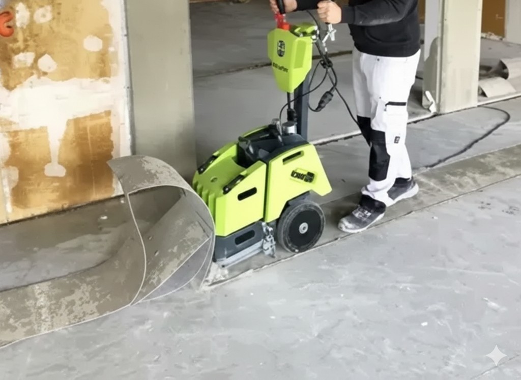 Bodenstripper mieten – automatisch 1 BiTurbo Stripper bei Vinylentfernung