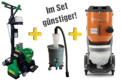 Fußbodenheizung Fräse mit Absauganlage mieten