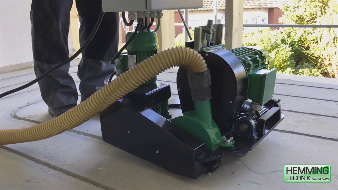 Fußbodenheizung selber fräsen 2 Fußbodenheizung Fräse ausleihen